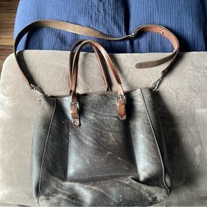 M0851 Leather Carry-All made in Montreal